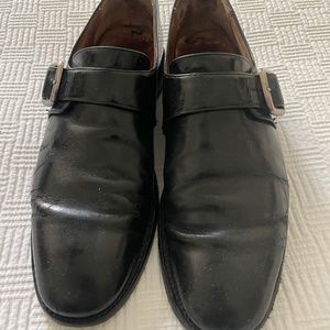 Church's Mens Monk Strap Oxford dress shoes, black